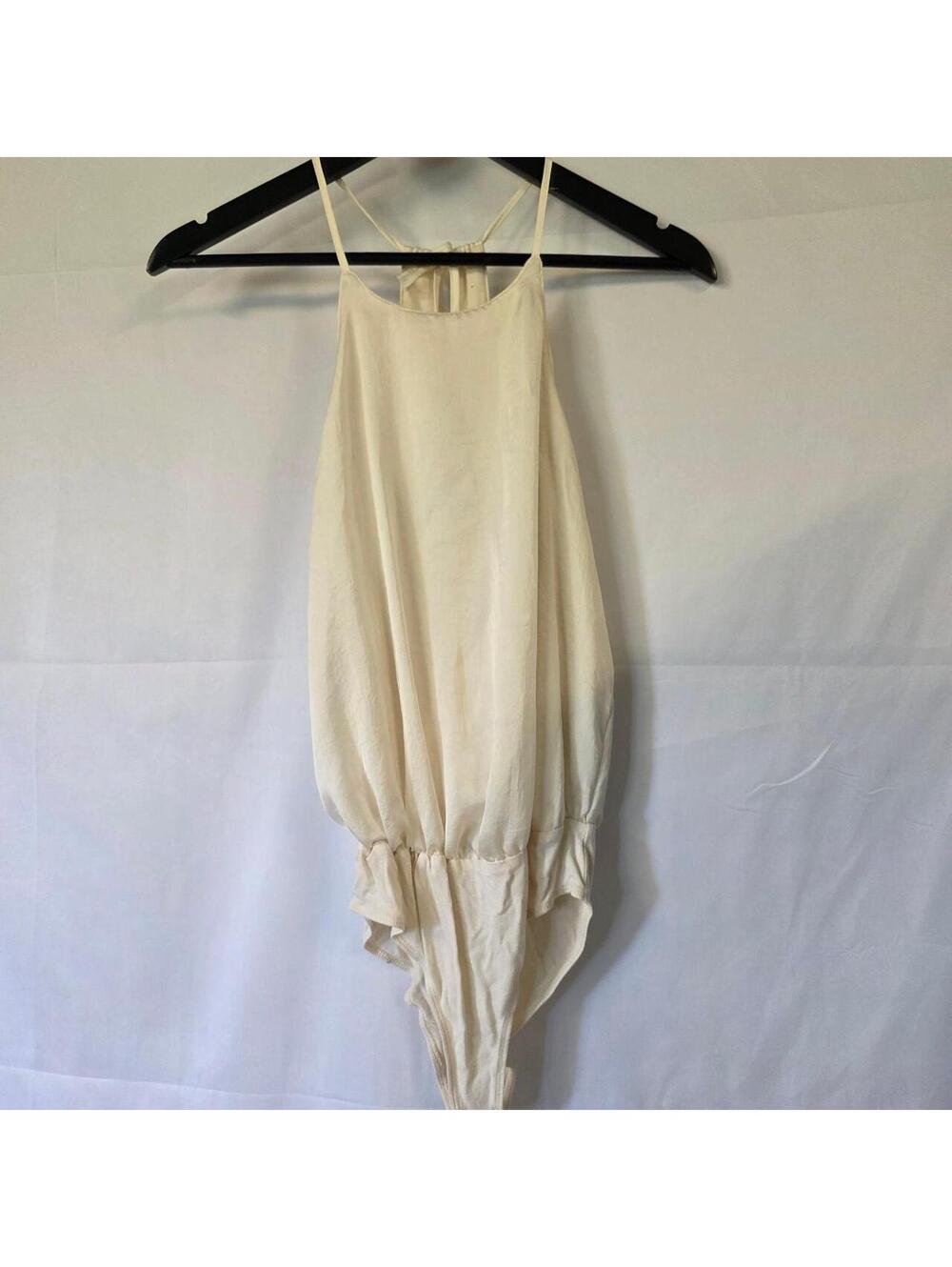 Abercrombie & Fitch Women's Cream Bodysuit